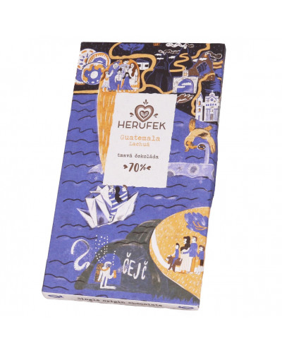 Čokoláda tmavá Guatemala 70% Herufek